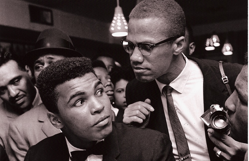 Malcolm X and Muhammed Ali