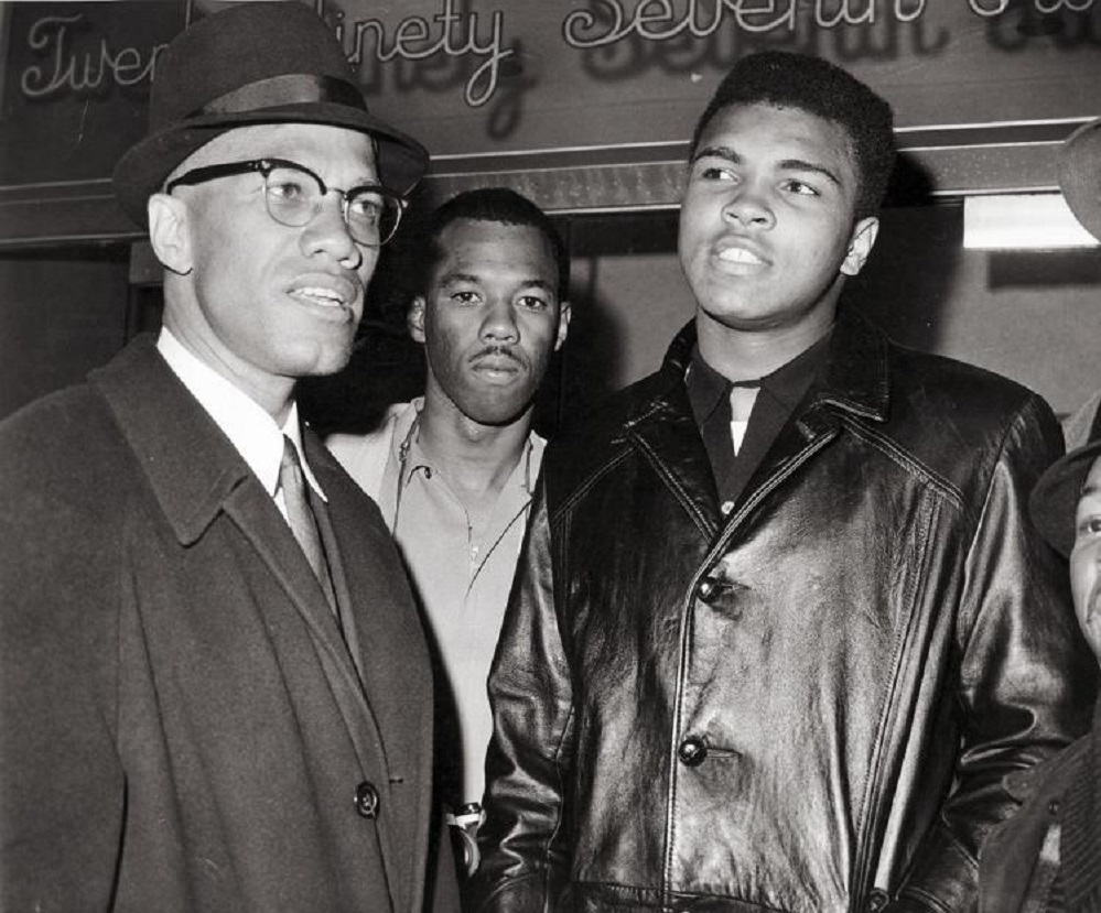 Malcolm X and Muhammed Ali 