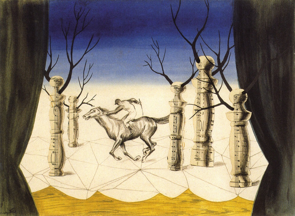 3 René Magritte Le Jockey perdu 1926