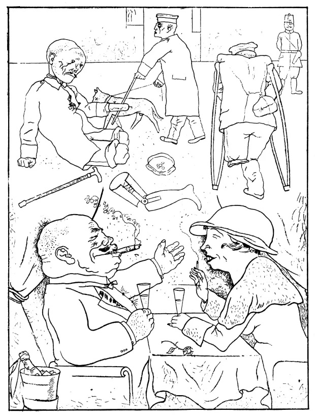 23 George Grosz For the Rich the Booty For the Poor the Curse of War 1919