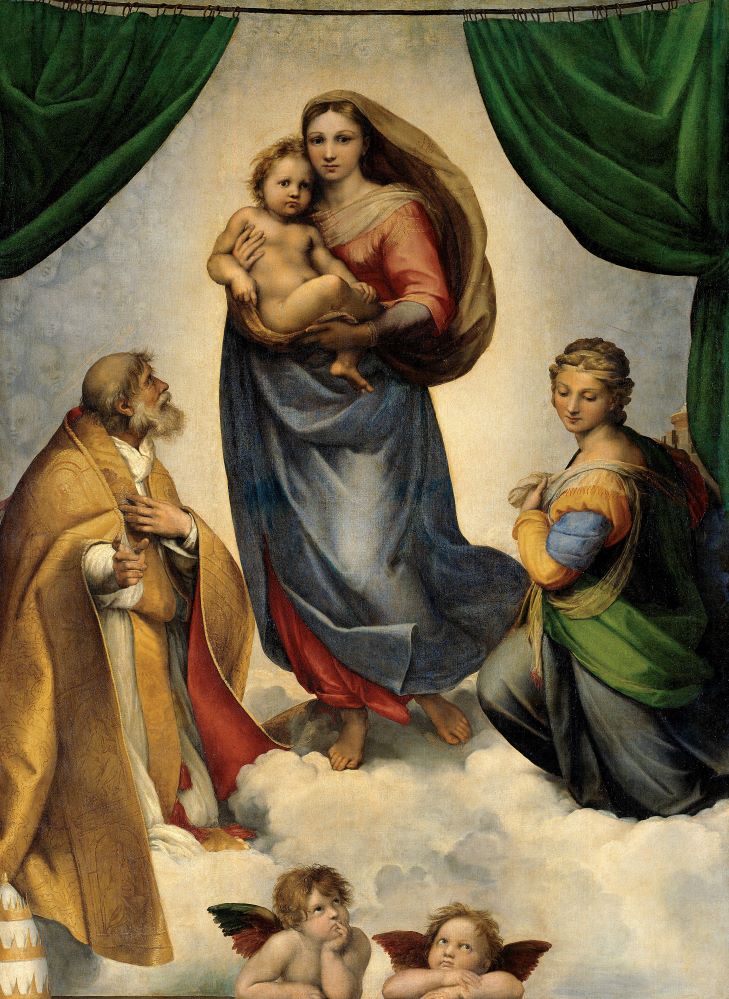 3 Raffaello Sanzio Sistine Madonna 1513jpg