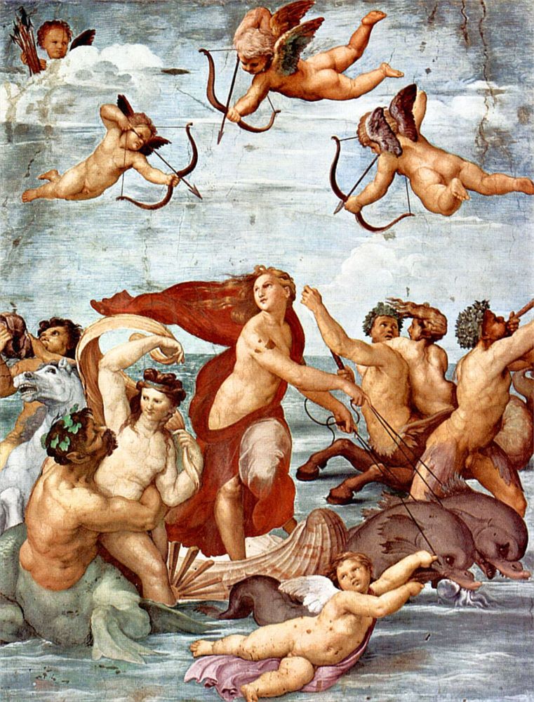 4 Raffaello Sanzio Trionfo di Galatea 1512jpg