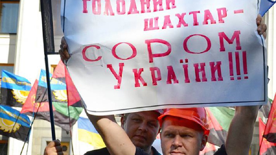 miners protest