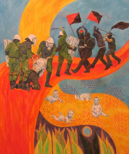 Vsichni jsou nejdriv detmi olej na platne 2013 1