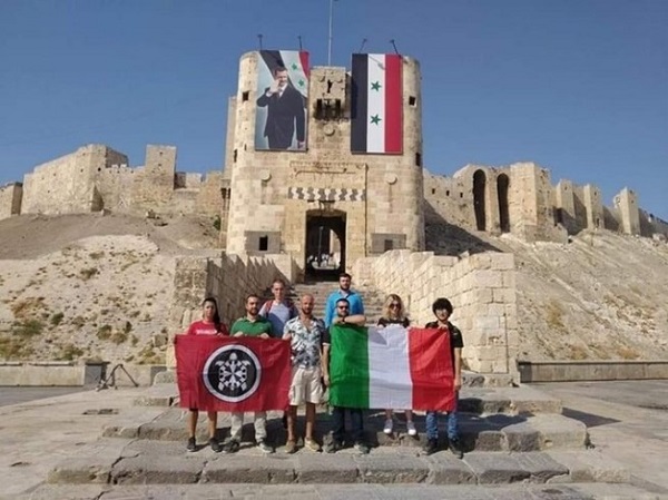 casapound fascist tourism syria