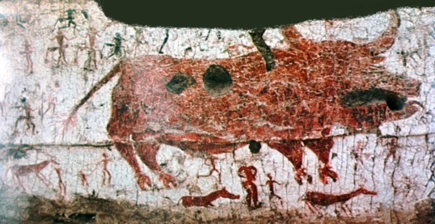 catal huyuk painting