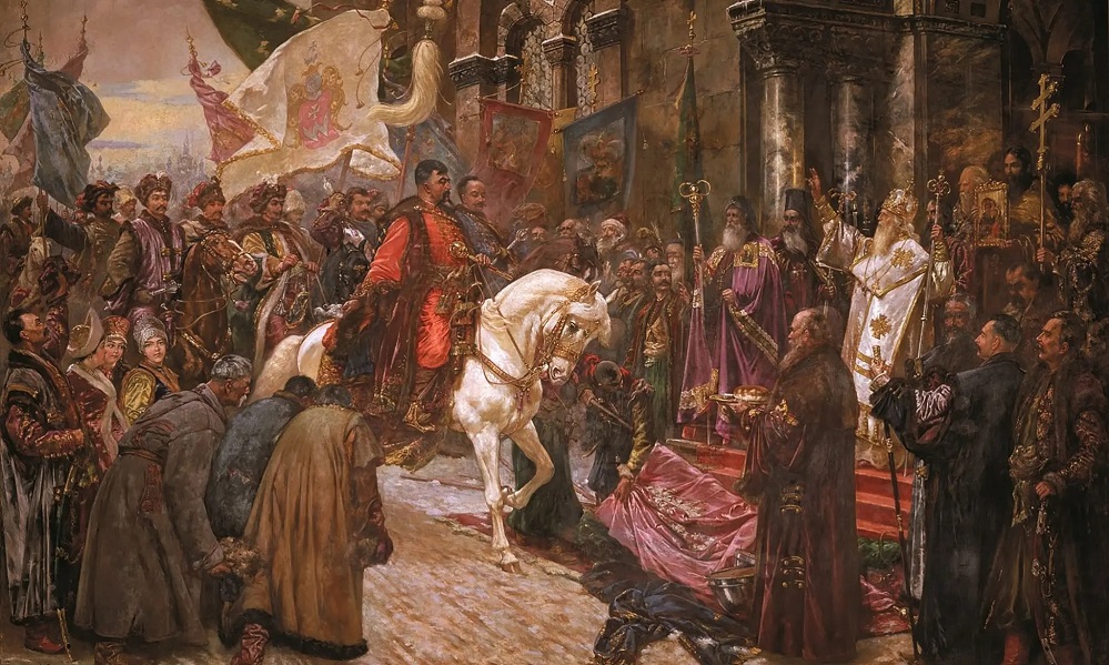 4 Mykola Ivasyuk Είσοδος του Βοχντάν Χμελνίτσκι στο Κίεβο