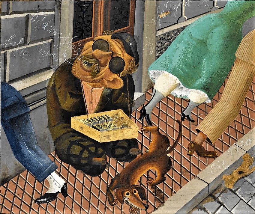 d8 Otto Dix Streichholzhändler 1920