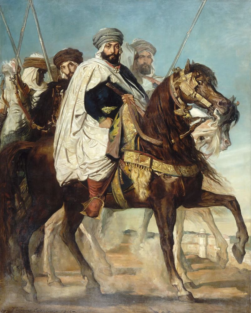 image 15. Chassériau Le Khalife de Constantine Ali Ben Hamet chef des Harakas suivi de son escorte