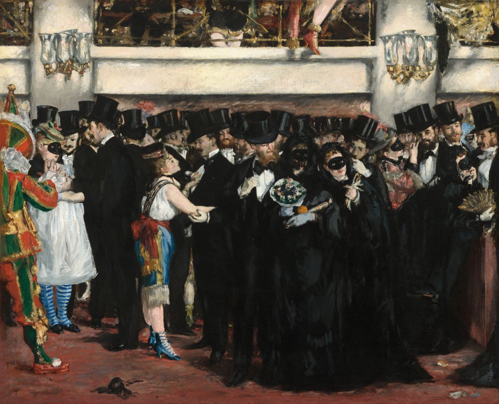 image 7. Manet Bal masqué à lopéra
