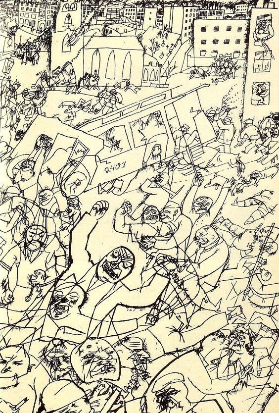 21 George Grosz Pandemonium 1914