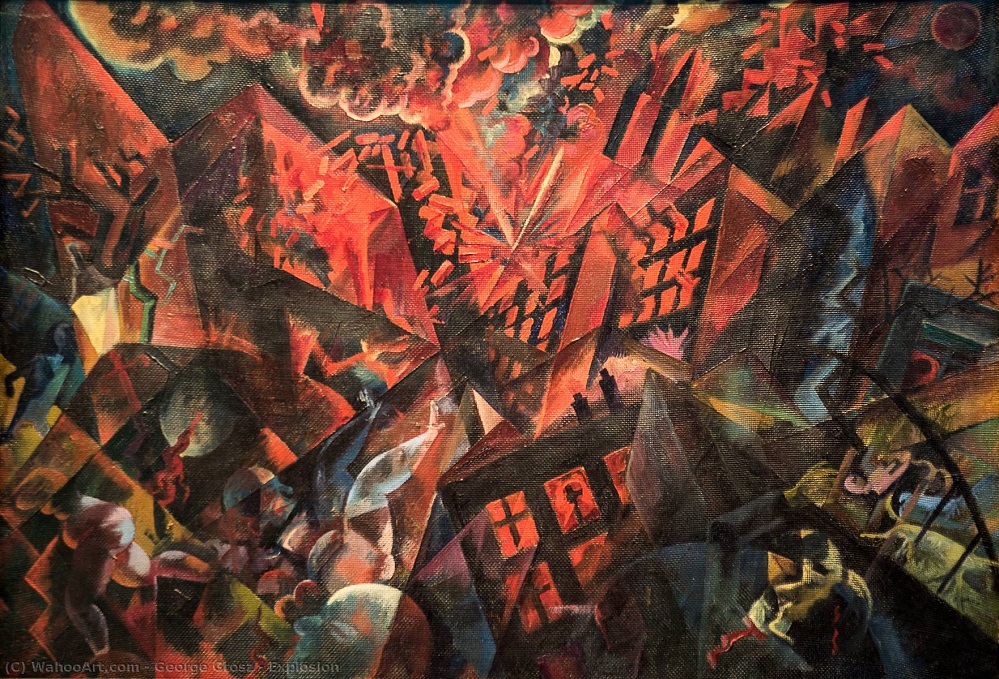22 George Grosz The Explosion 1916