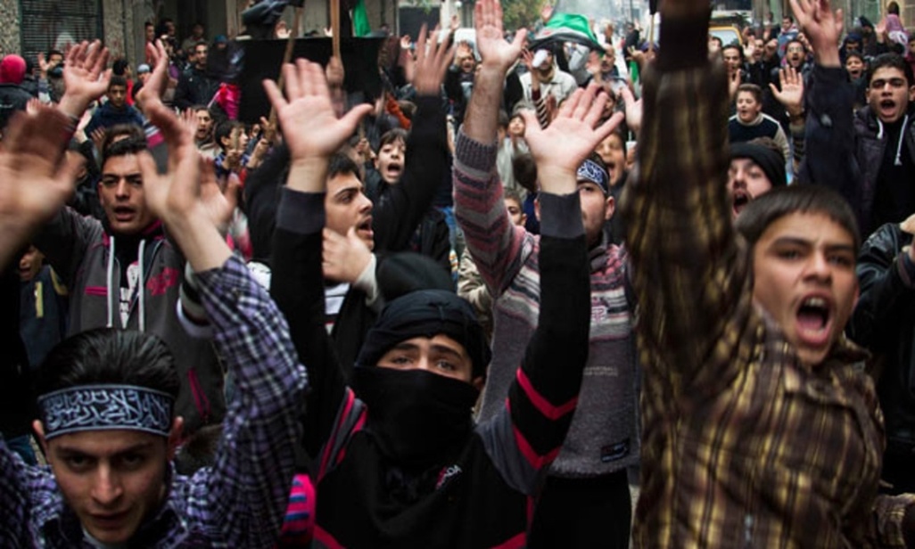 6 Protesters against Bashar 011