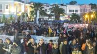 Ηχηρό αντιφασιστικό μήνυμα από την Μυτιλήνη (φωτορεπορτάζ)