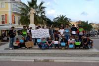 Διαδηλώσεις προσφύγων στην Λέσβο