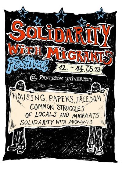 Solidarity with Migrants Festival Πάντειο Πανεπιστήμιο, 12-13-14/5