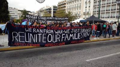 Ανακοίνωση του ΣΥΠΡΟΜΕ για την πρωτοφανή απαίτηση της Γερμανικής πρεσβείας αποκλεισμού γυναίκας-πρόσφυγα από την αντιπροσωπεία των απεργών πείνας