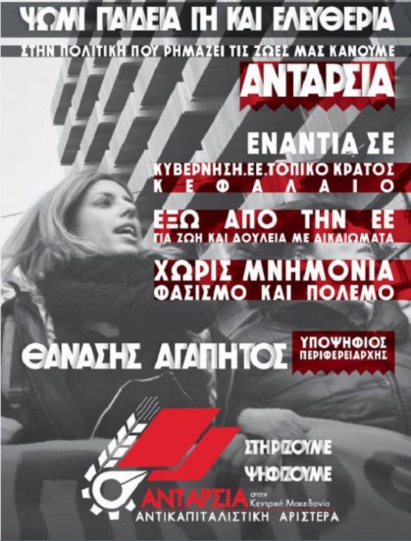 Πρόστιμο εξόντωσης 50.000 με αφορμή τρία πανό στην Ανταρσία στην Κ. Μακεδονία!