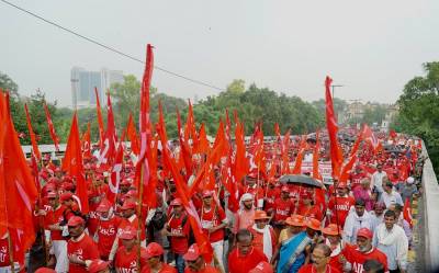 48ωρη Πανεθνική Απεργία των Εργατών των Πόλεων και της Υπαίθρου στην Ινδία το Γενάρη