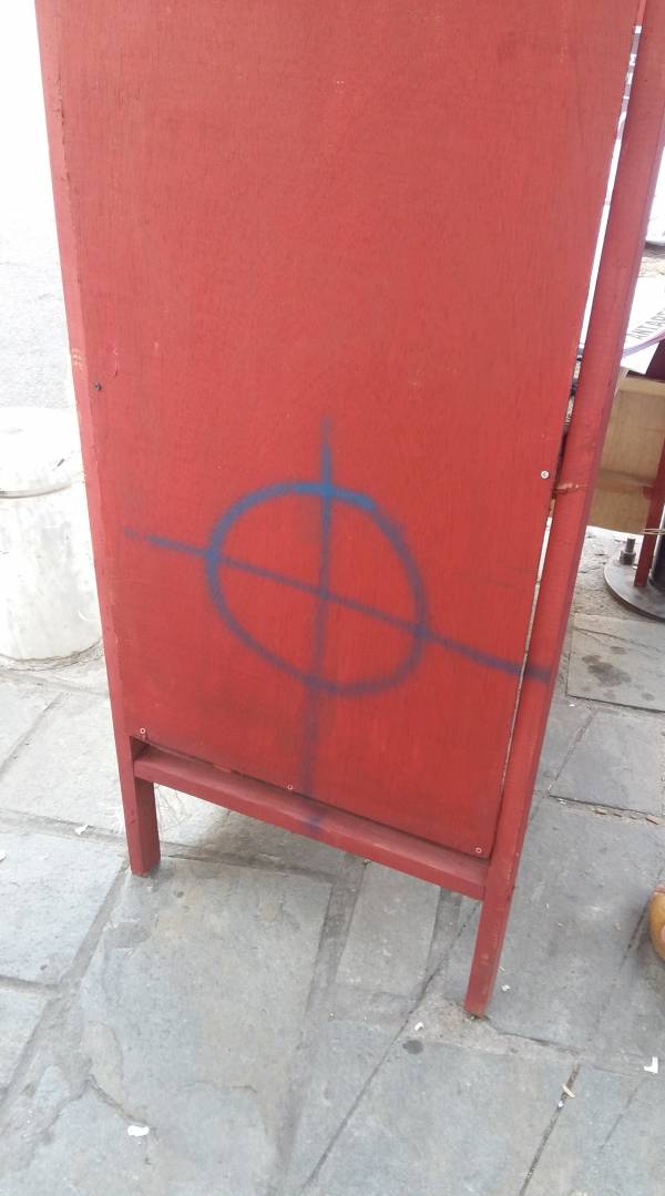 ΑΝΤ.ΑΡ.ΣΥ.Α. Αμπελοκήπων: Φασιστική επιδρομή σε εκλογικά περίπτερα στην πλατεία Επταλόφου