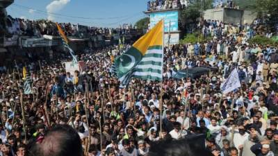 Μαζική Αντίσταση στο Τζαμού Κασμίρ που διοικείται από το Πακιστάν