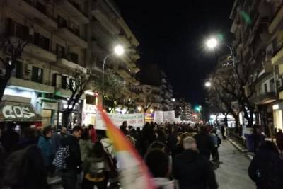 3/5/2020 : Μεγάλη αντιρατσιστική-αντιπολεμική πορεία στη Θεσσαλονίκη