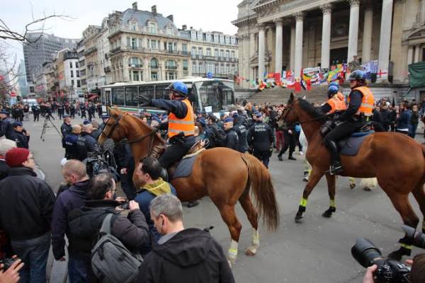 Ανακοίνωση της LCR-SAP για τη βίαιη αστυνομική καταστολή συγκέντρωσης κατά του φασισμού και της ισλαμοφοβίας στις Βρυξέλλες