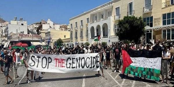 Αντιπολεμική Πρωτοβουλία Σύρου: σχετικά με την προκαταρκτική έρευνα για την κινητοποίηση κατά την περσινή (22/7/2025) άφιξη του Crown Iris