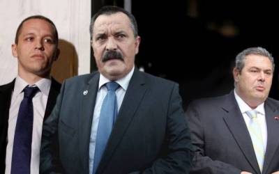 Αγκαλίτσα ο Υπουργός Άμυνας Πάνος Καμμένος και οι ΝΑΖΙ της Χρυσής Αυγής: Τη Χρυσή Αυγή καλεί στο ΥΠΕΘΑ ο Καμμένος για ενημέρωση