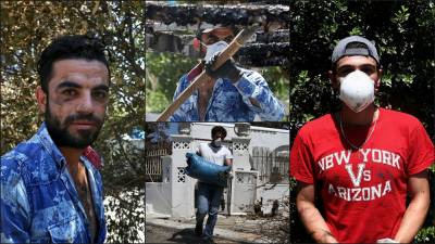 Σύριοι πρόσφυγες εθελοντές στο Μάτι