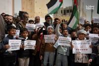 Μαζικές διαδηλώσεις σε όλη της Συρία, ενάντια στον νόμο του Ισραήλ για τη θανατική ποινή στους Παλαιστίνιους