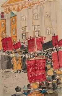 Η Οκτωβριανή επανάσταση μέσα από παιδικές ζωγραφιές της εποχής