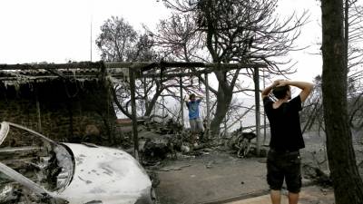 ANTARSYA: Greek wildfires: “Asymmetric Threat” for people and the environment is the capitalist development as shown by disastrous fires