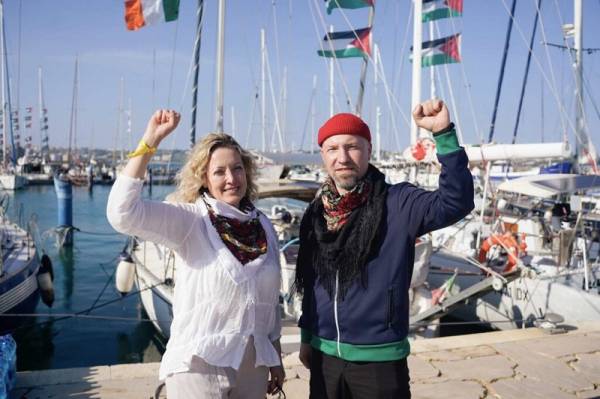 Ουκρανοί συμμετέχουν στην αποστολή «Global Sumud Flotilla» προς τη Γάζα