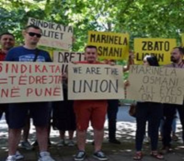 Αλληλεγγύη στους απεργούς του ΟΤΕ από την εργατική τάξη της Αλβανίας